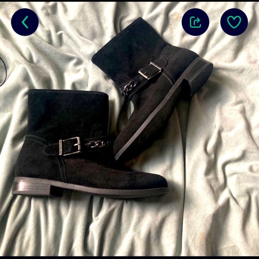Black Booties with Buckle
